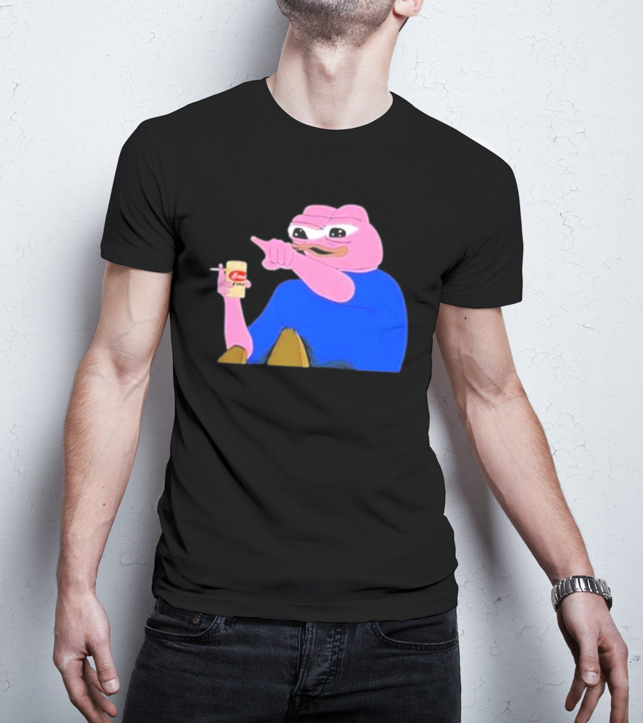 Haider $Pork Based Beer Cheetos And Pepe Style Image T-Shirt