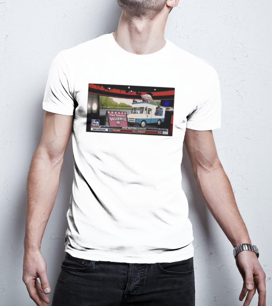 Jesse Watters Primetime Fox News Ice Cream Truck Delights T-Shirt