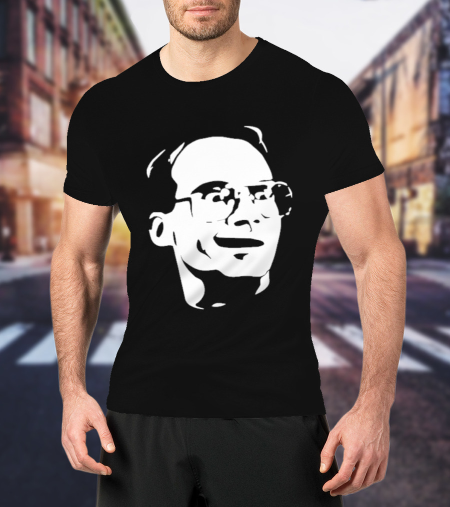 Jim Cornette Iconic Face Outline T-Shirt