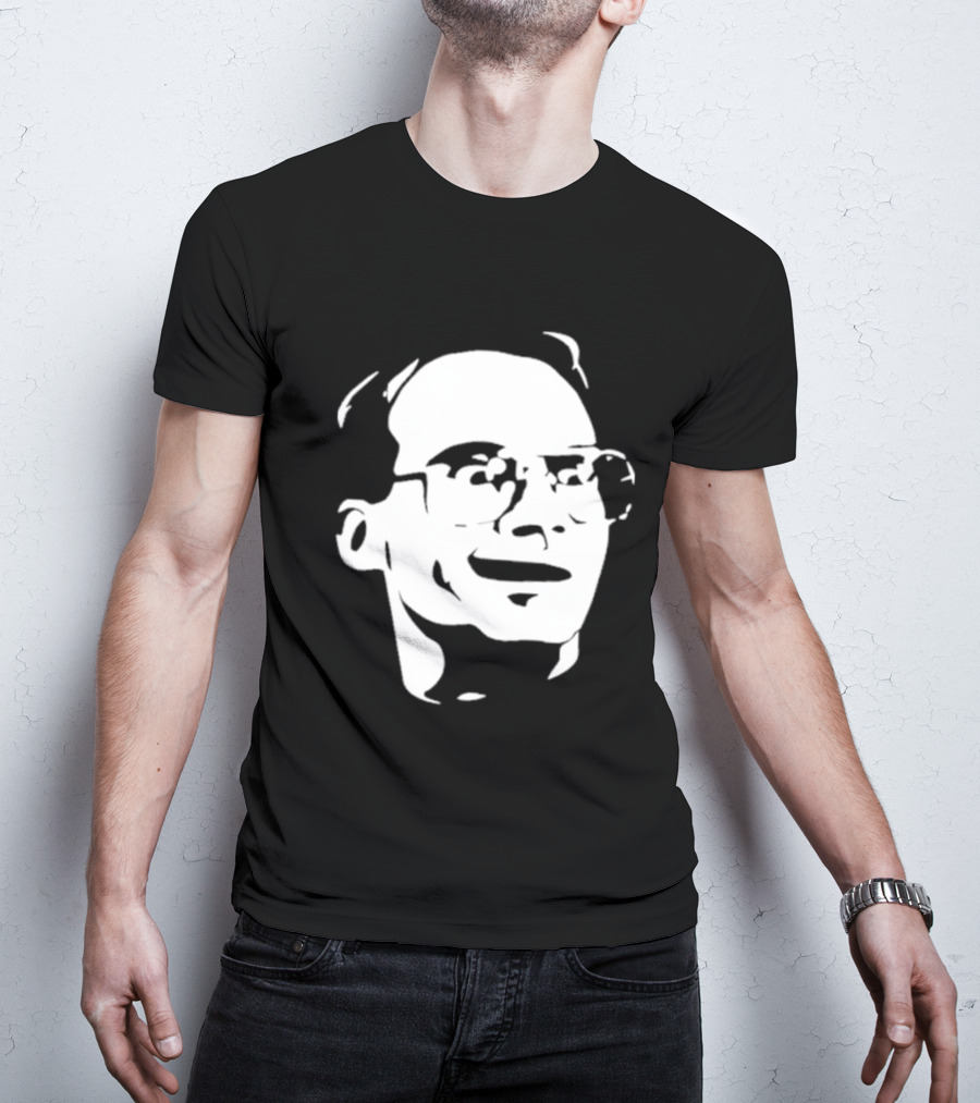 Jim Cornette Iconic Face Outline T-Shirt