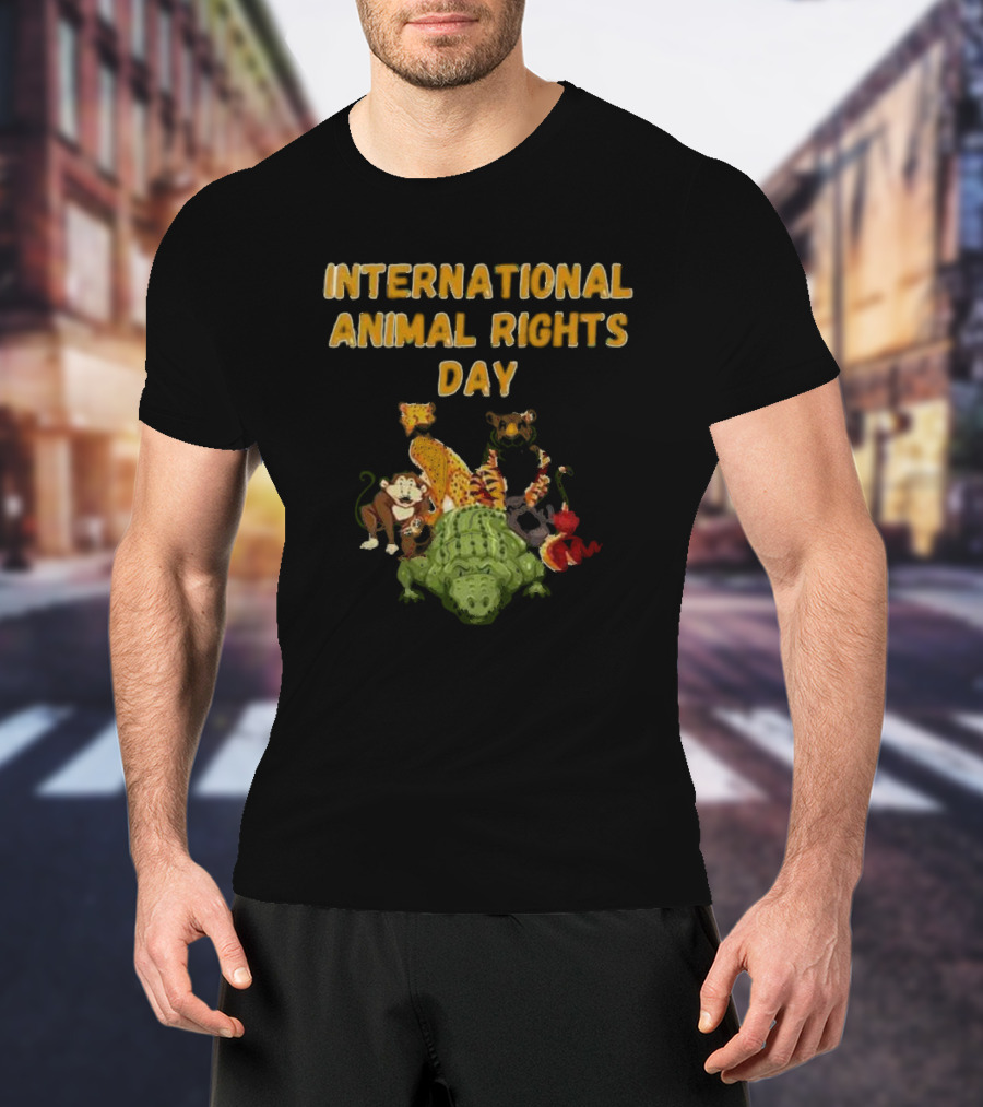 International Animal Rights Day With Wild Animal T-Shirt