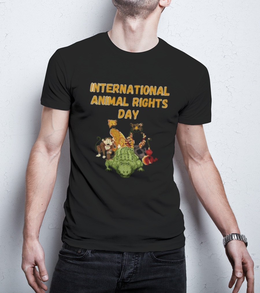 International Animal Rights Day With Wild Animal T-Shirt