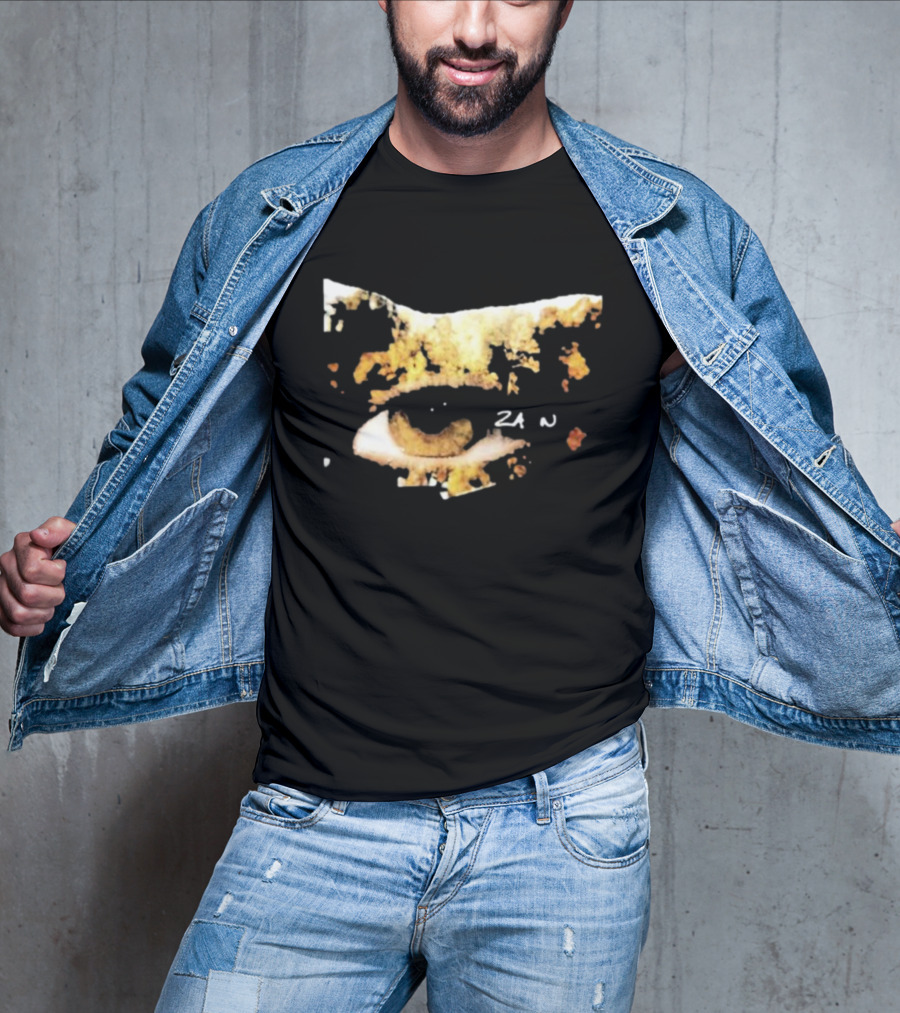 Inzayn What I Am Eye Graphic With Zayn Text T-Shirt