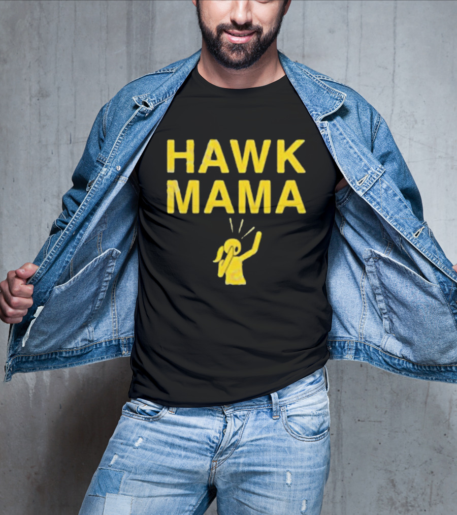 Iowa Hawk Mama Fan Enthusiast T-Shirt