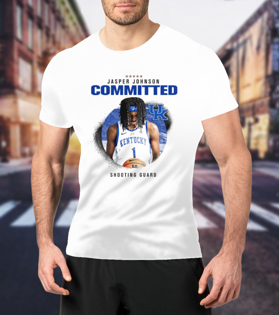 Jasper Johnson Committed Shooting Guard Kentucky Basketball T-Shirt