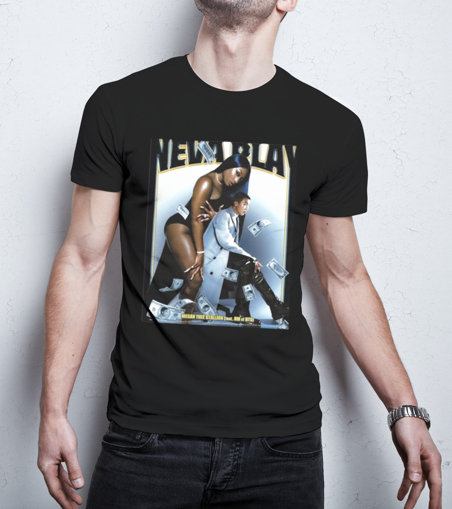 Neva Play Megan Thee Stallion Feat RM Of BTS Money Rain T-Shirt