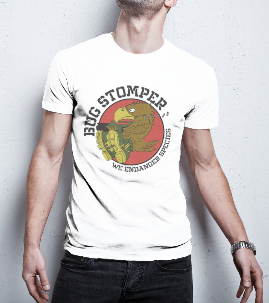 Colonial Marines Bug Stomper We Endanger Species T-Shirt