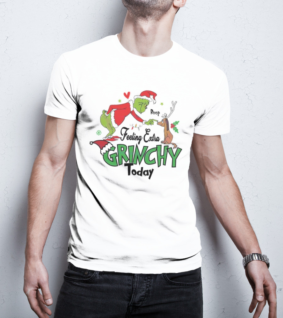 Grinch Boop Feeling Extra Grinchy Today T-Shirt