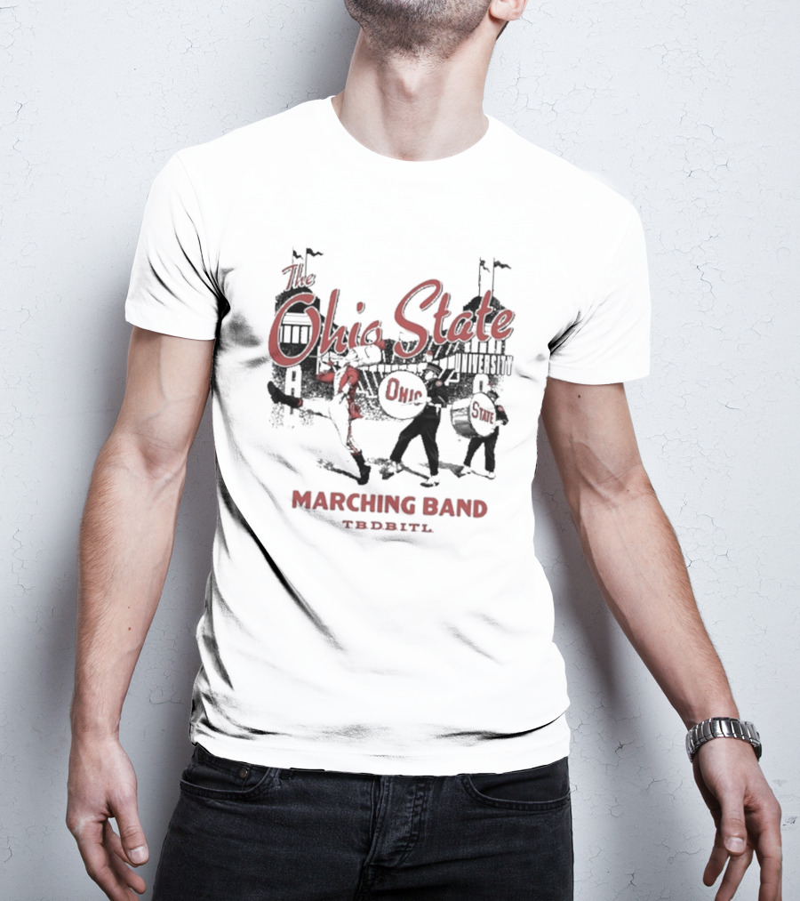 Ohio State University Marching Band TDBITL Ohio State Buckeyes Mitchell And Ness T-Shirt