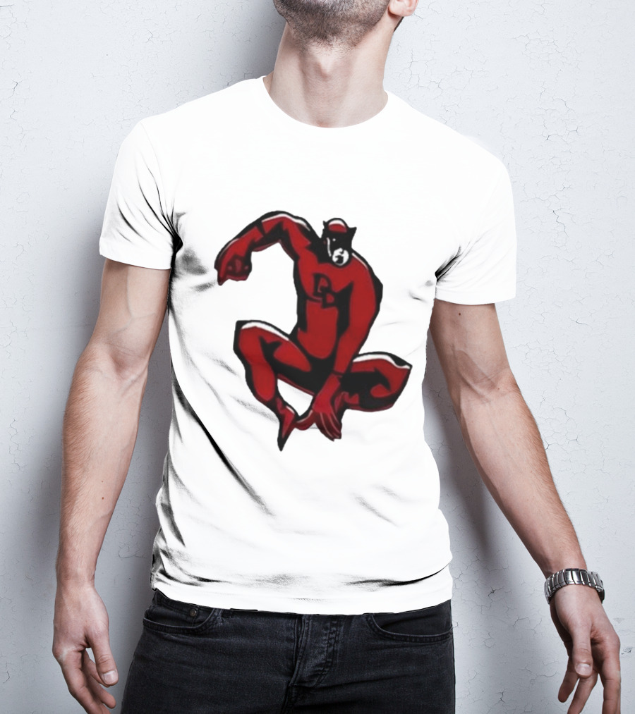 Charlie Cox Daredevil Red Suit Classic Marvel Hero T-Shirt