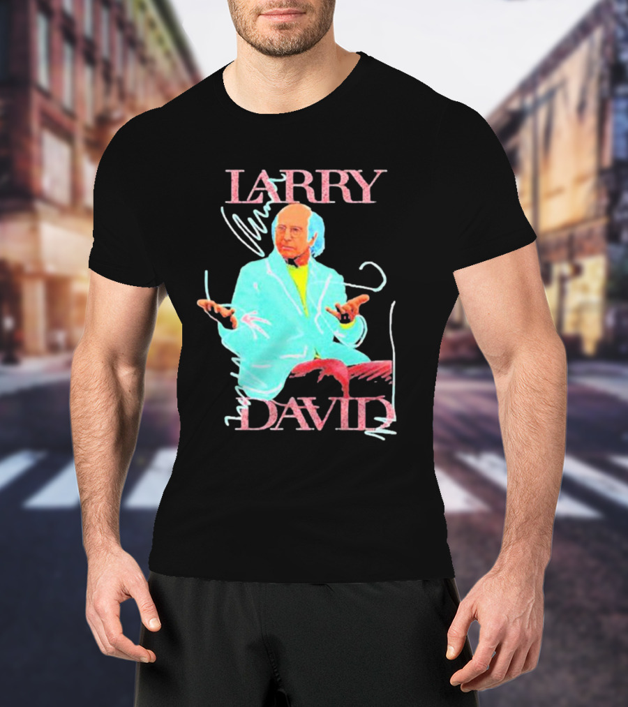 Larry David Pretty Good Retro Vibe Pastel T-Shirt