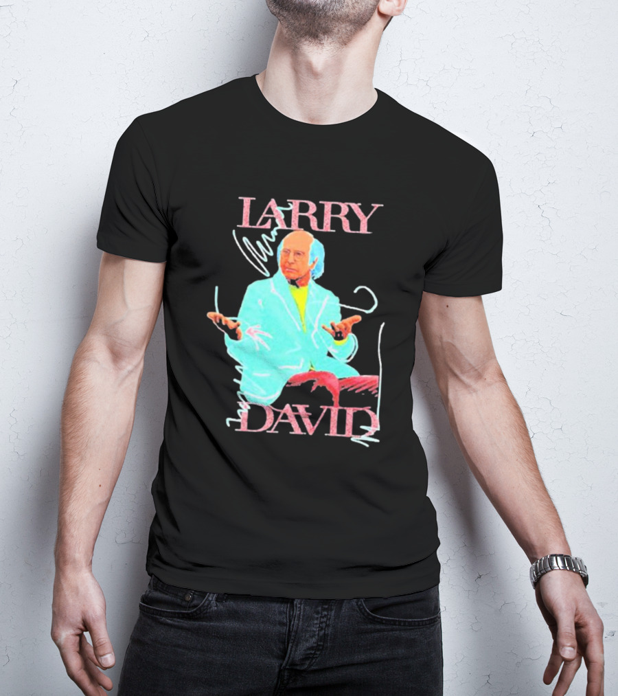 Larry David Pretty Good Retro Vibe Pastel T-Shirt