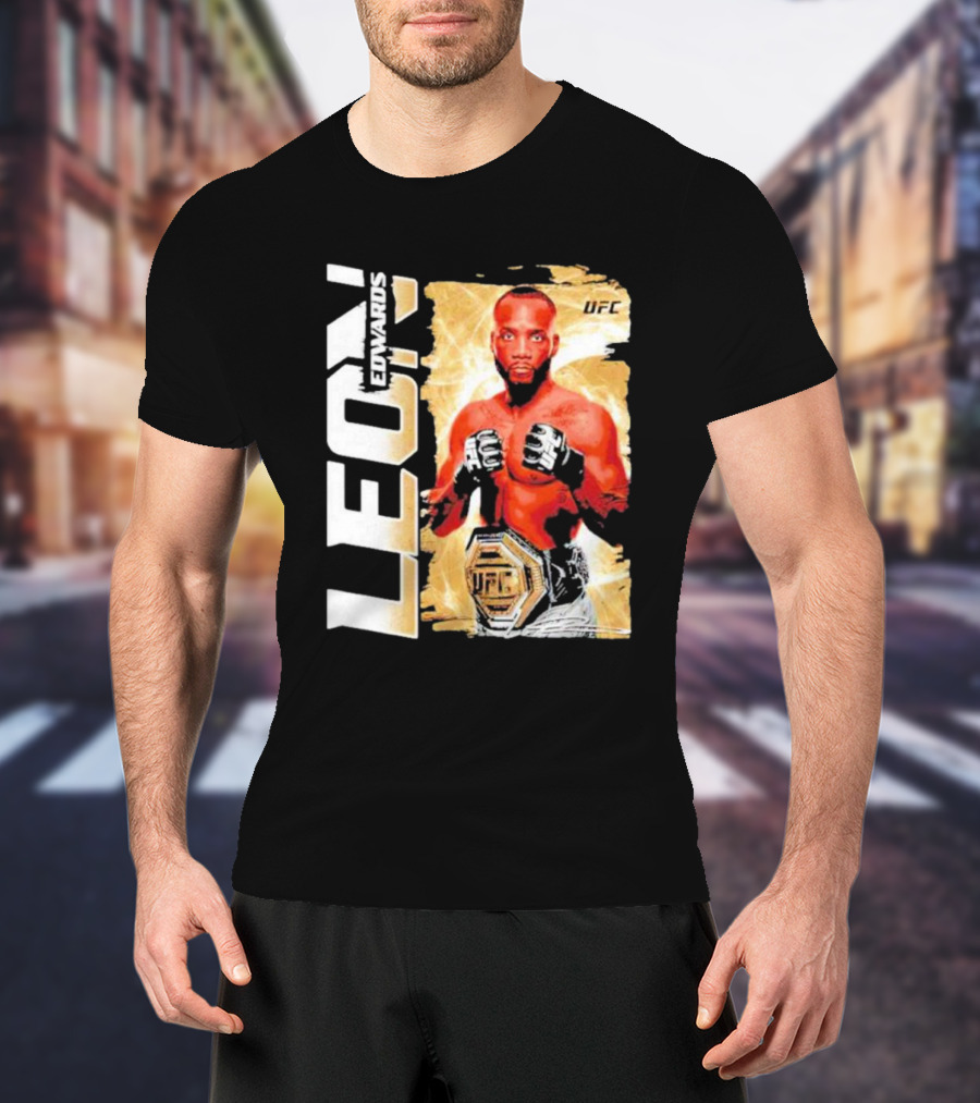 LEON EDWARDS UFC Champion Pose T-Shirt