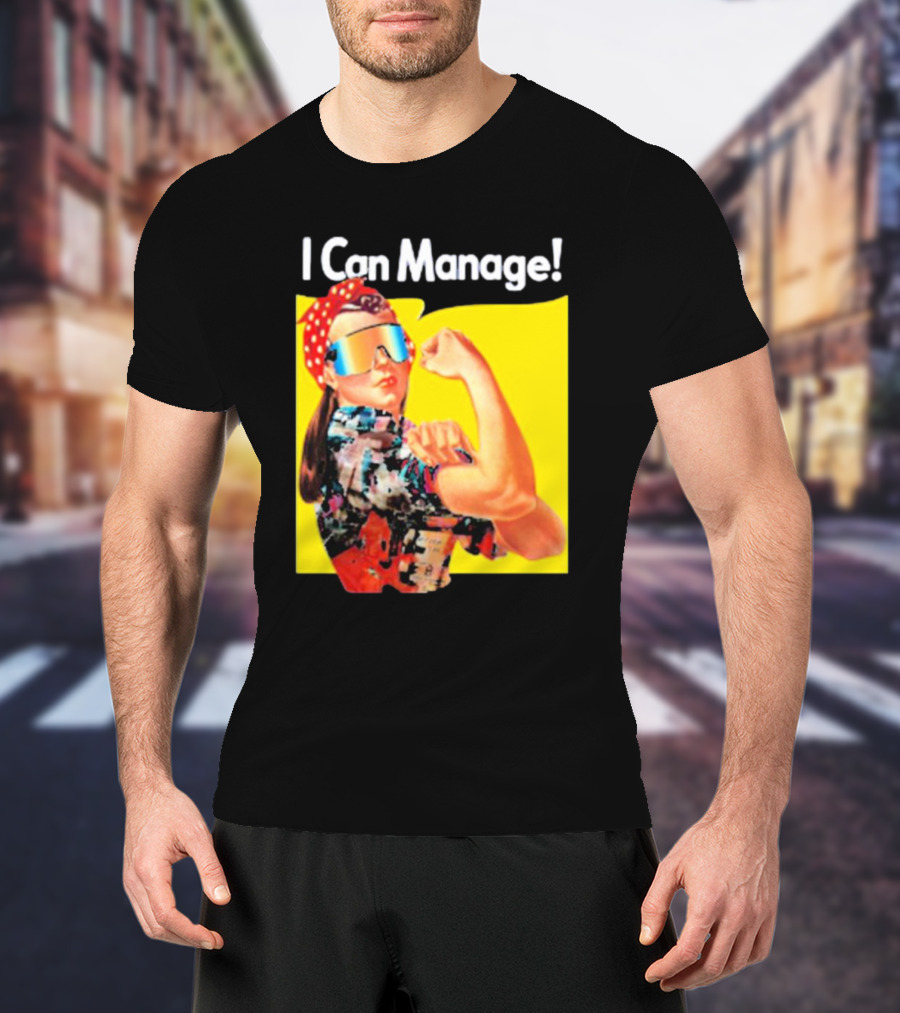 Local Dude Real Logan Ross I Can Manage Retro Iconic Concept T-Shirt