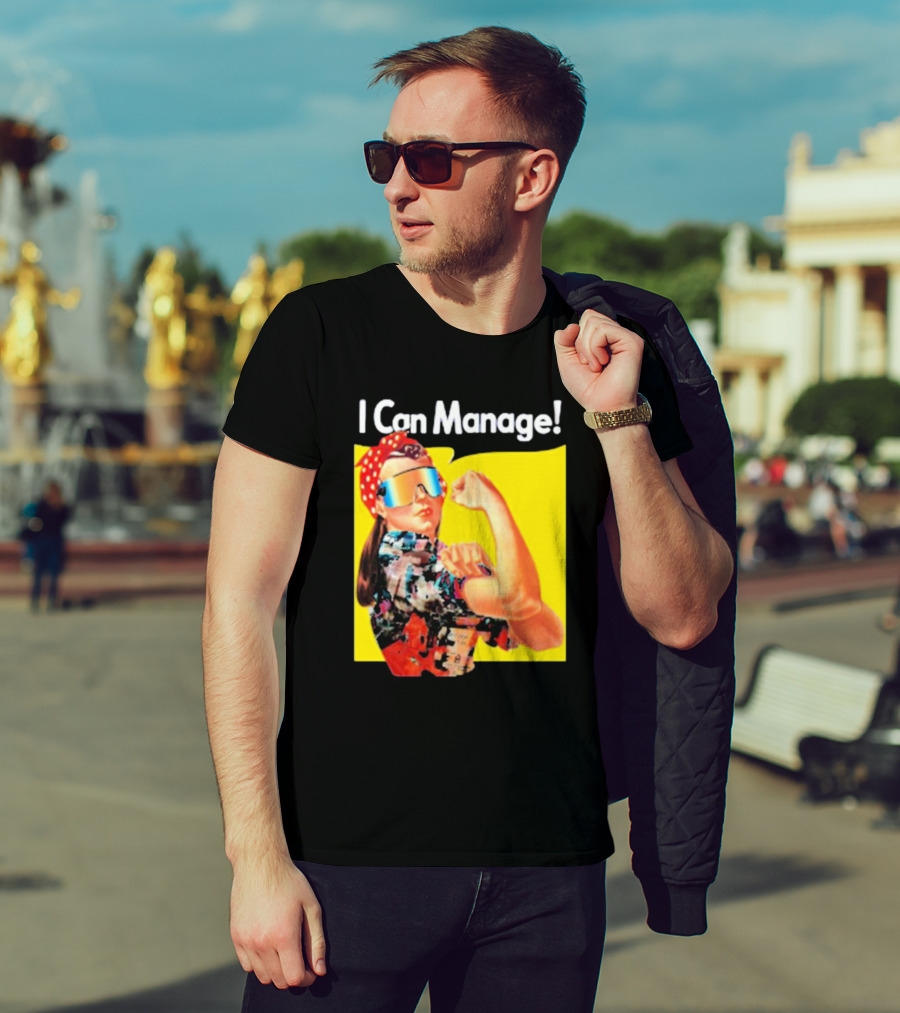 Local Dude Real Logan Ross I Can Manage Retro Iconic Concept T-Shirt