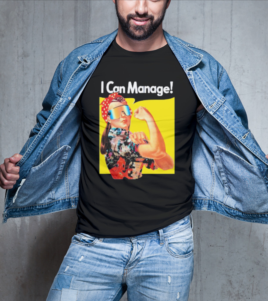 Local Dude Real Logan Ross I Can Manage Retro Iconic Concept T-Shirt