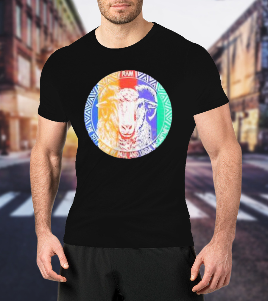Ram The 1971 Album By Paul And Linda McCartney Multicolor T-Shirt