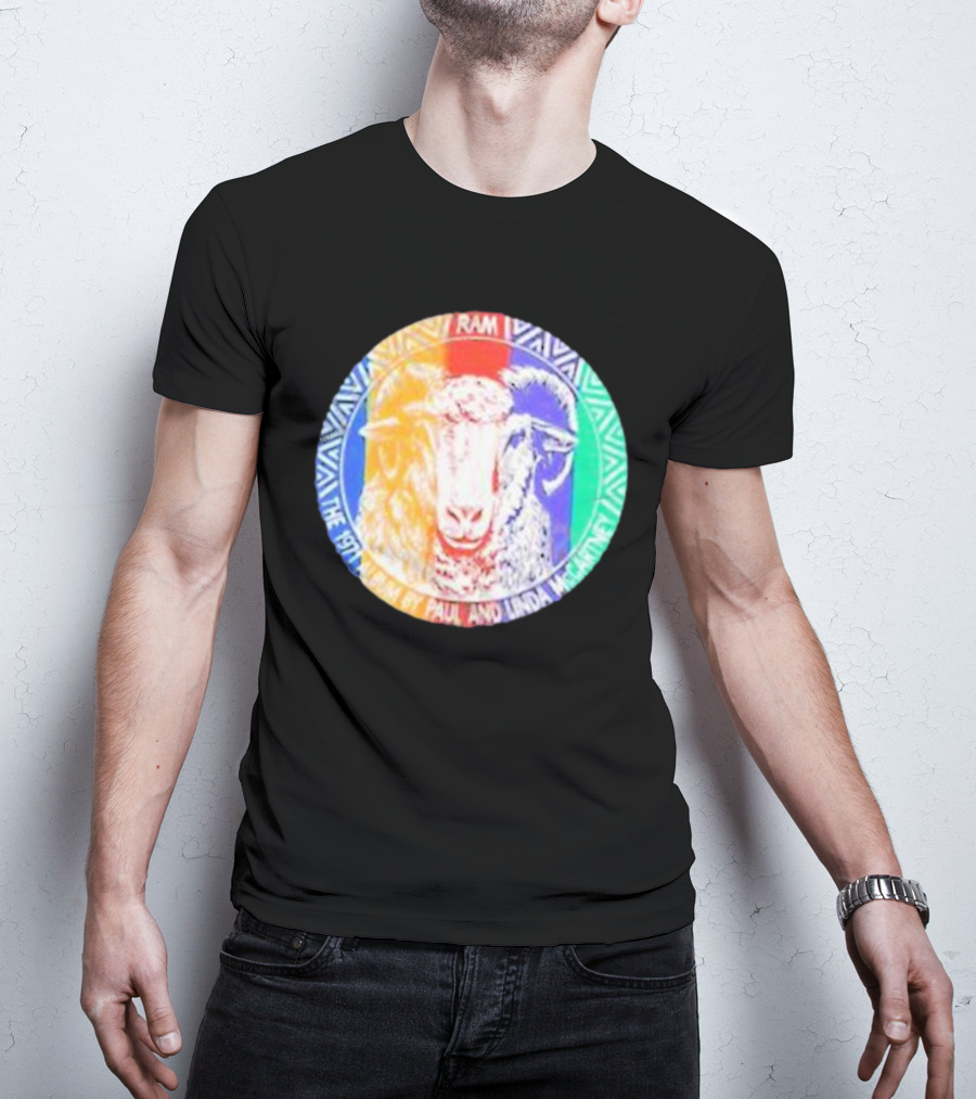 Ram The 1971 Album By Paul And Linda McCartney Multicolor T-Shirt