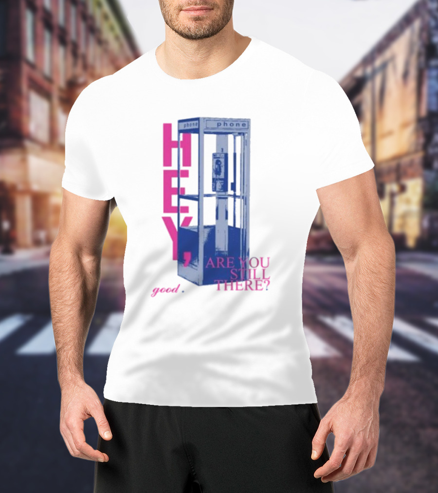 Niki Backburner Hey Are You Still There Good Phone Booth Retro T-Shirt