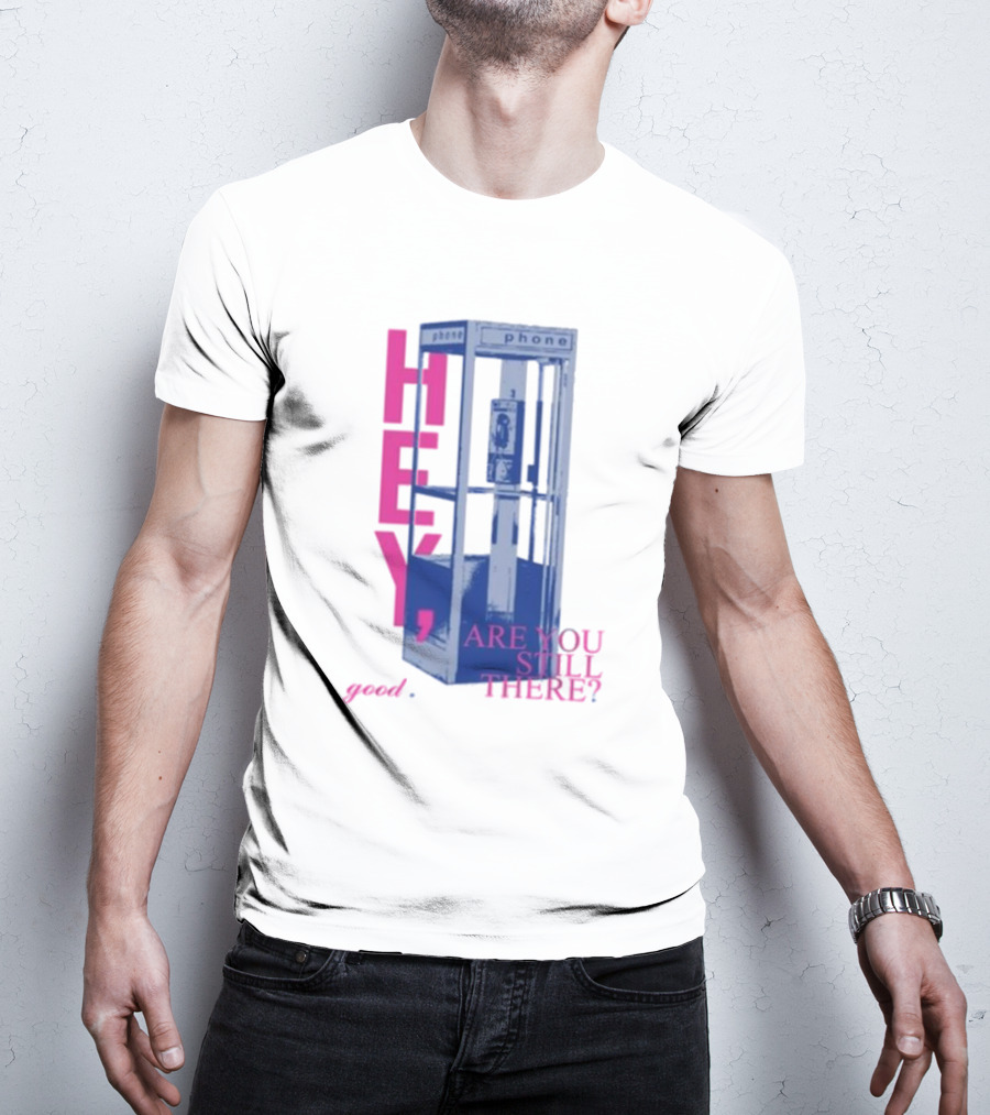 Niki Backburner Hey Are You Still There Good Phone Booth Retro T-Shirt