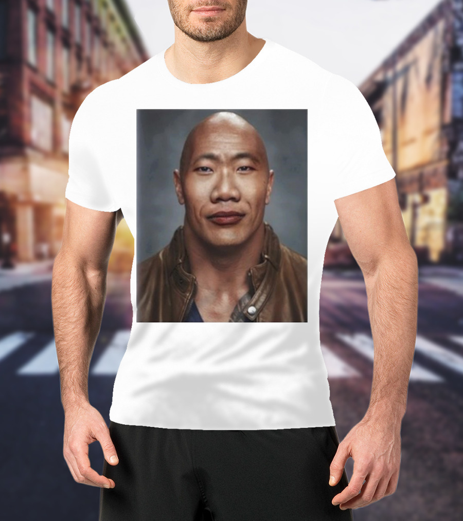 Dwayne The Wok Johnson Meme Face Mashup T-Shirt