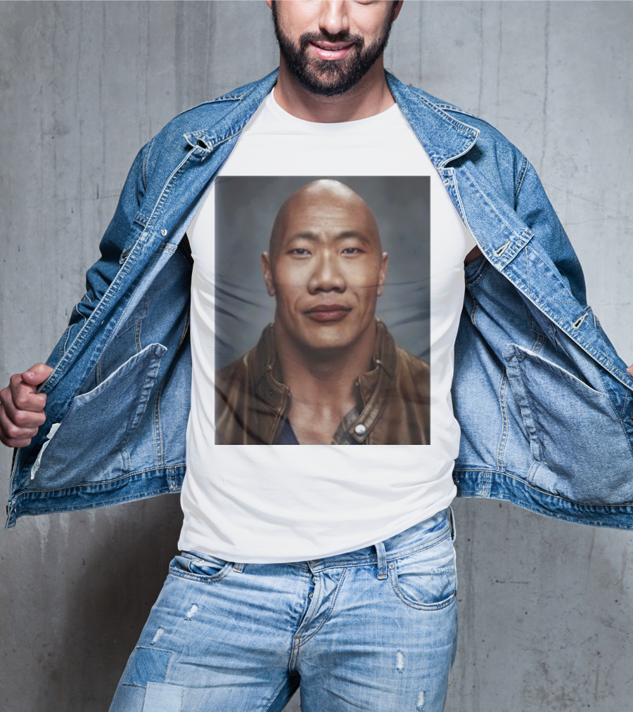 Dwayne The Wok Johnson Meme Face Mashup T-Shirt