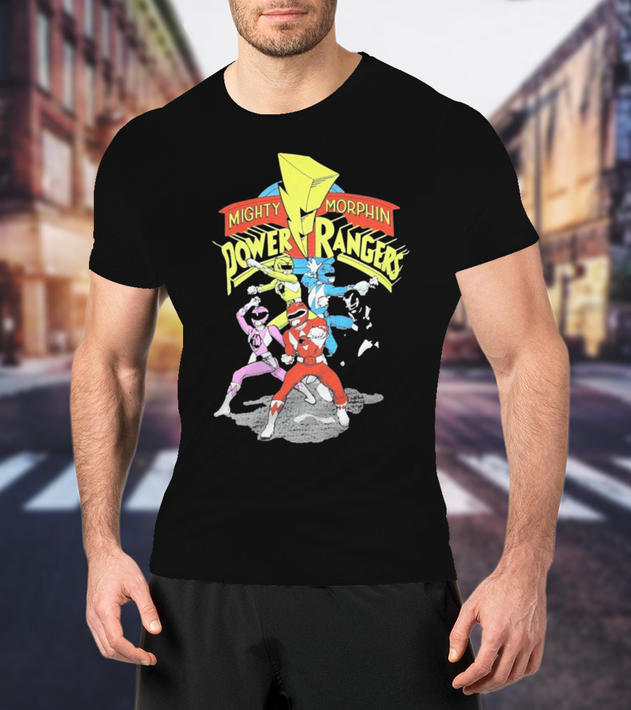 Mighty Morphin Power Rangers Classic Team T-Shirt