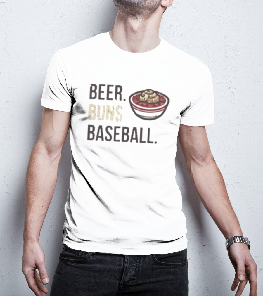 Minnesota Twins Beer Buns Baseball Fan T-Shirt