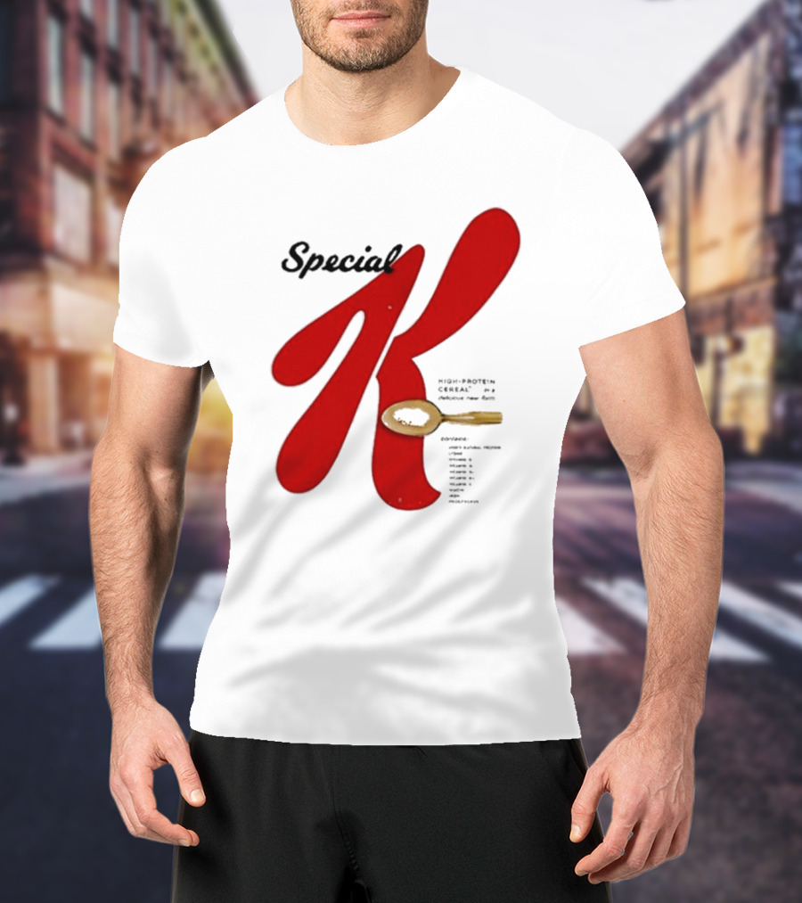 Special K High Protein Cereal Ketapoloclub Spoon T-Shirt