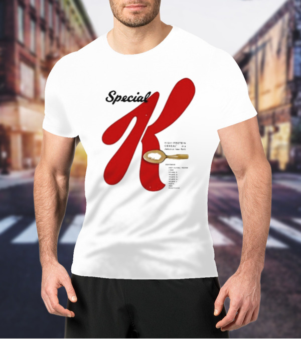 Special K High Protein Cereal Ketapoloclub Spoon T-Shirt