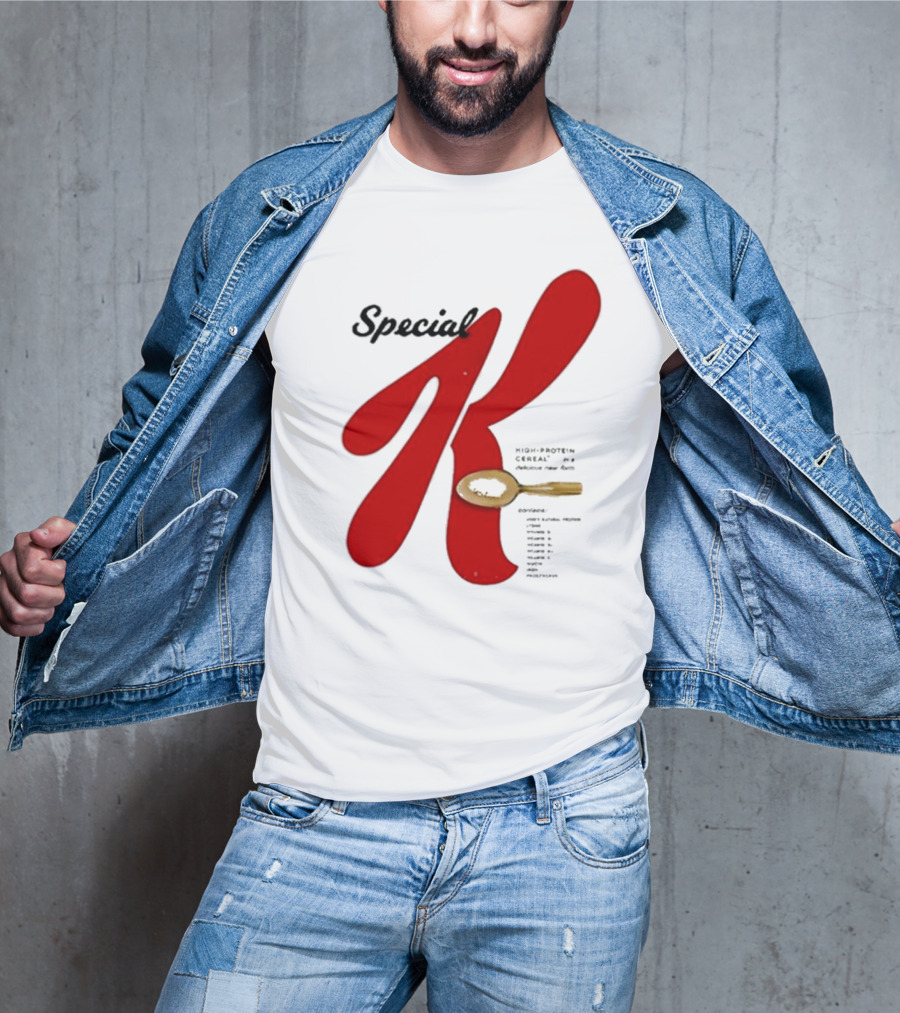 Special K High Protein Cereal Ketapoloclub Spoon T-Shirt