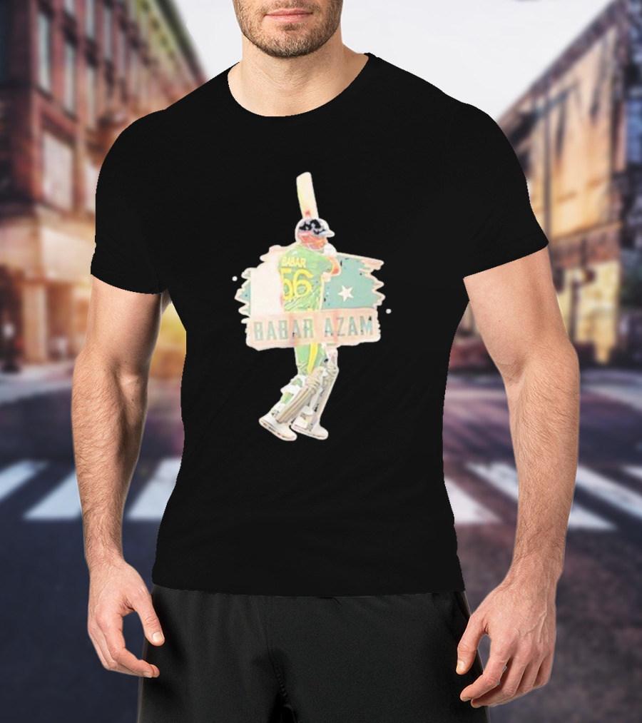 Babar Azam 56 Star Pakistan Cricket T-Shirt