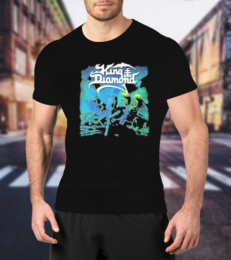 King Diamond Abigail Album Art Blue And Green T-Shirt