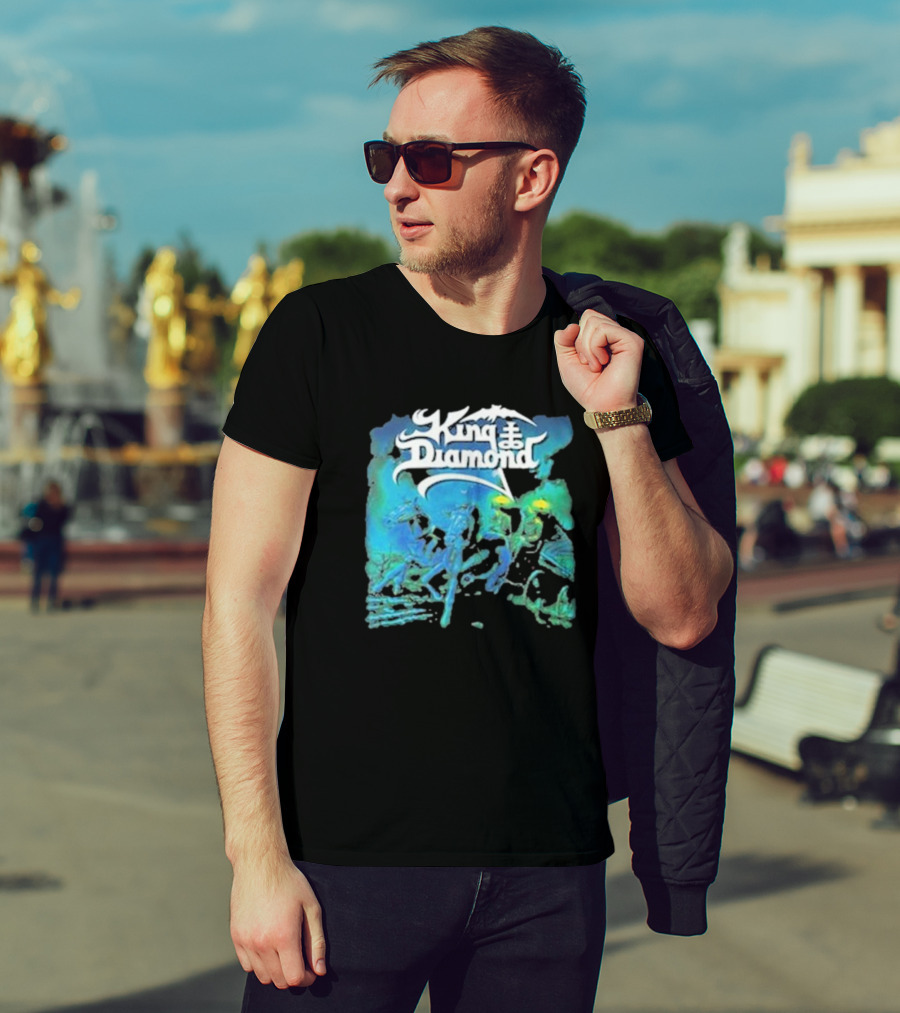 King Diamond Abigail Album Art Blue And Green T-Shirt