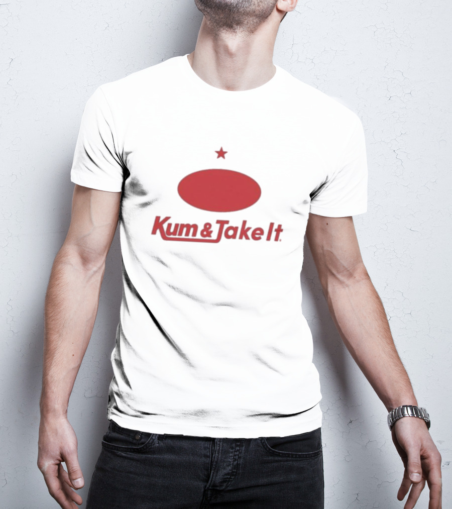 Kum And Take It Red Oval Star T-Shirt