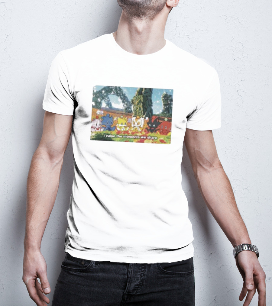 Mamono World All Character Chao I Value The Moments We Share T-Shirt
