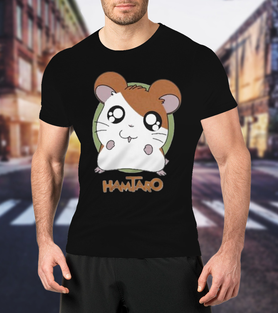 Mamono World Hamtaro Goataro Cute Hamster Friend T-Shirt