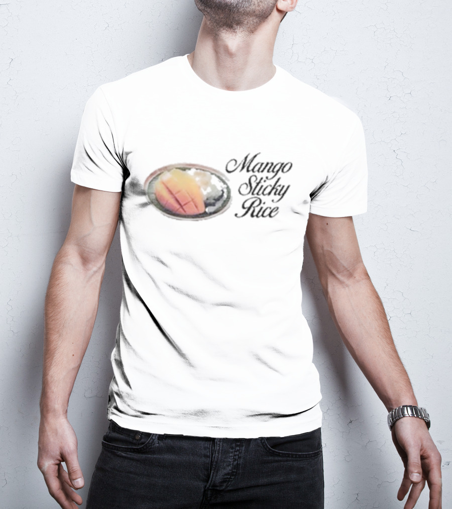 Mango Sticky Rice Tropical Fruit With Sticky Rice T-Shirt