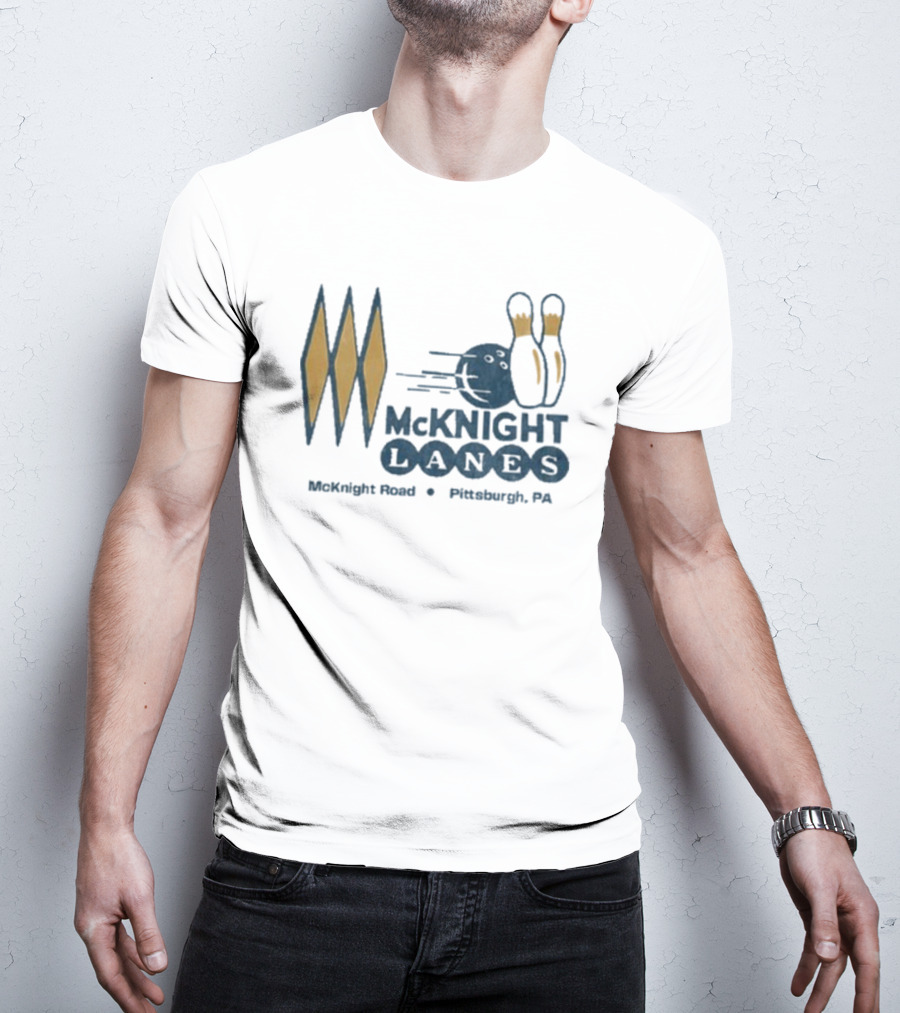 McKnight Lanes Bowling Alley McKnight Road Pittsburgh PA T-Shirt