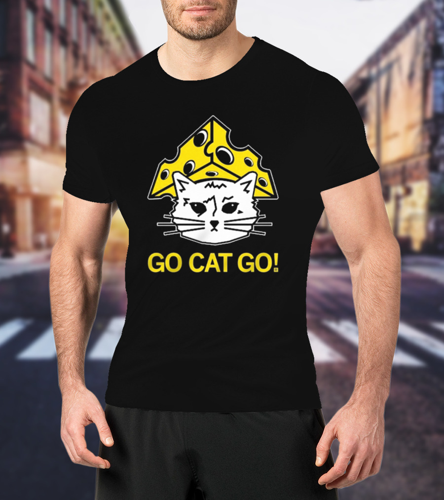 Raygun Cheesehead Go Cat Go T-Shirt