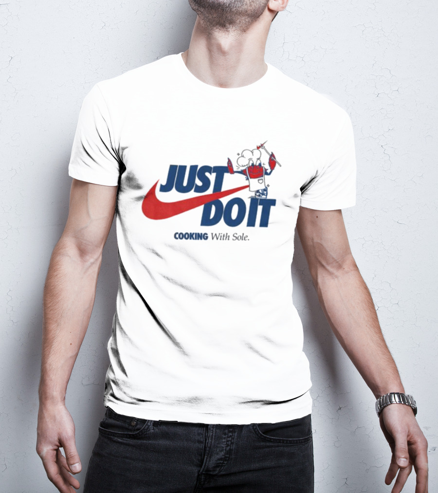 JUST DO IT Cooking With Sole Chef Swoosh T-Shirt
