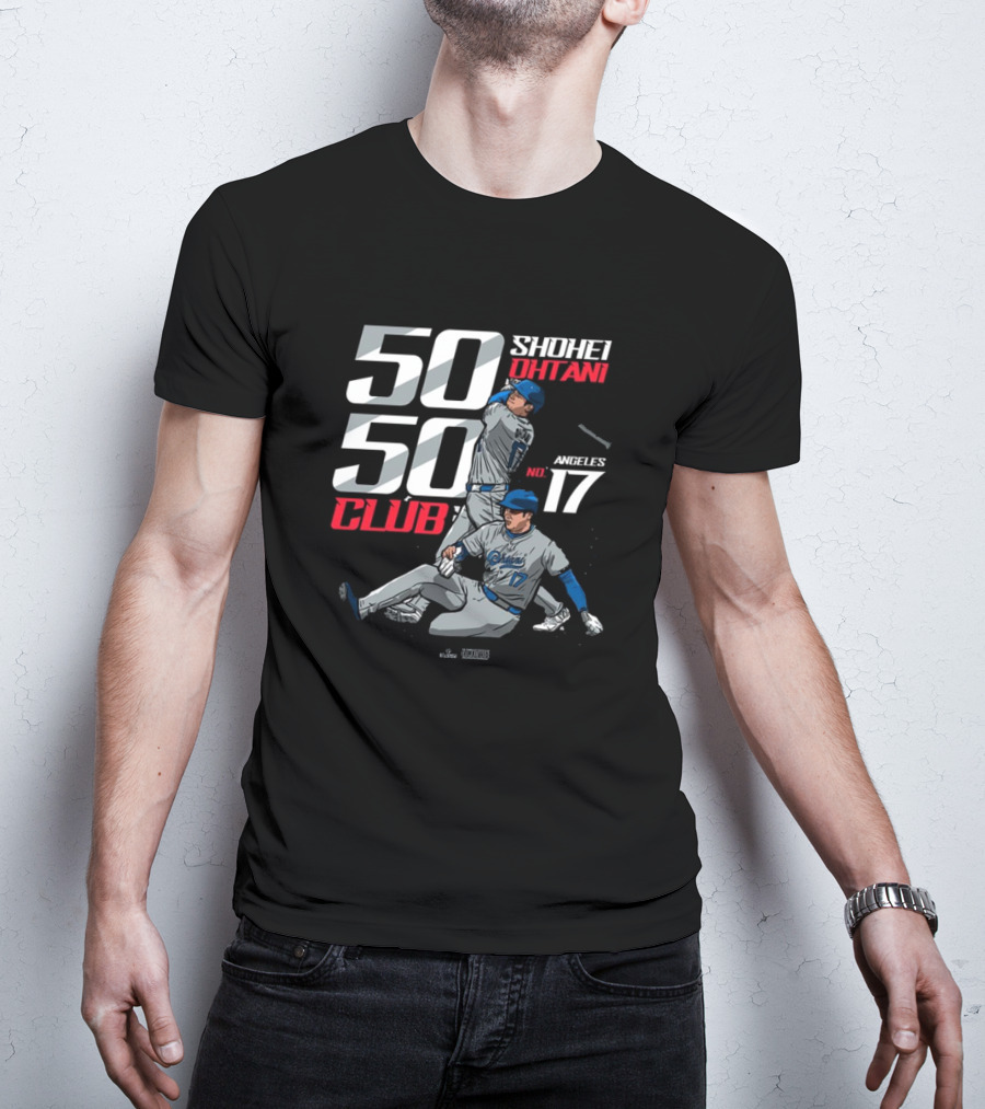 50 50 Club Shohei Ohtani Los Angeles No 17 T-Shirt