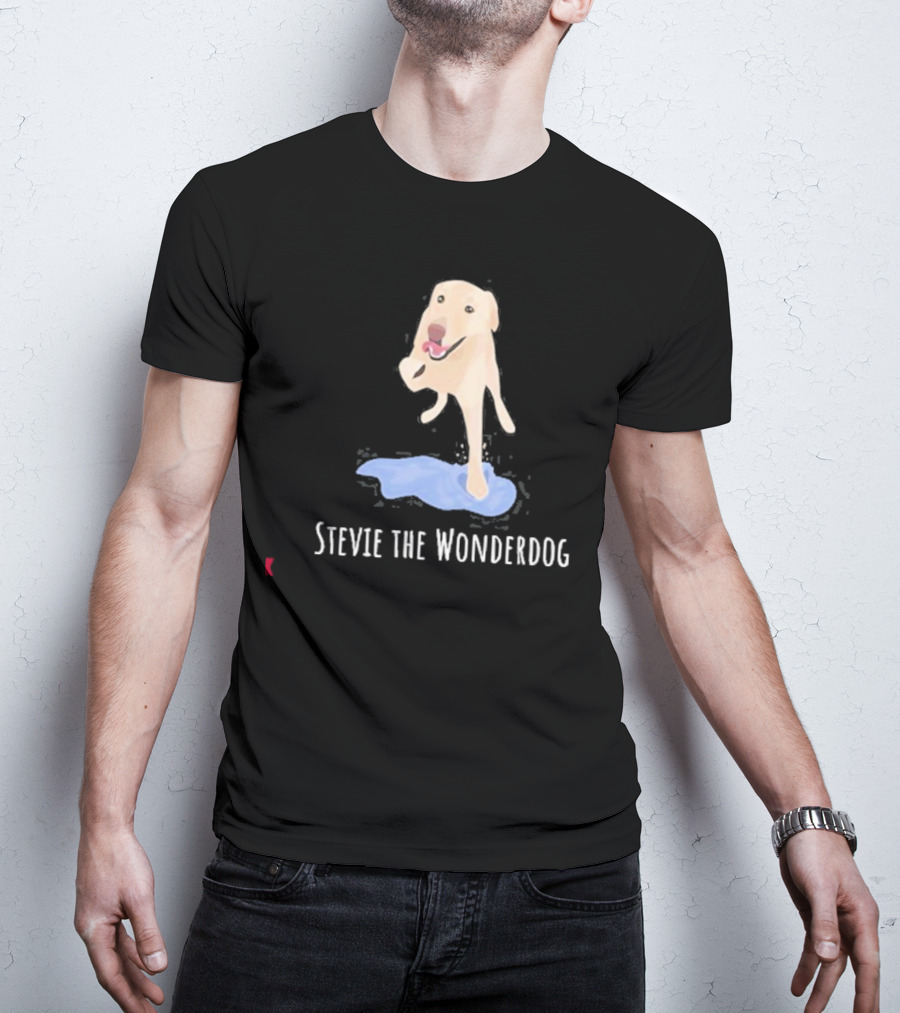 Stevie The Wonderdog Joyful Jump Over Water T-Shirt