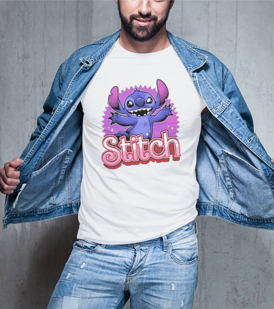 Stitch Alien Experiment 22 Fun Purple T-Shirt