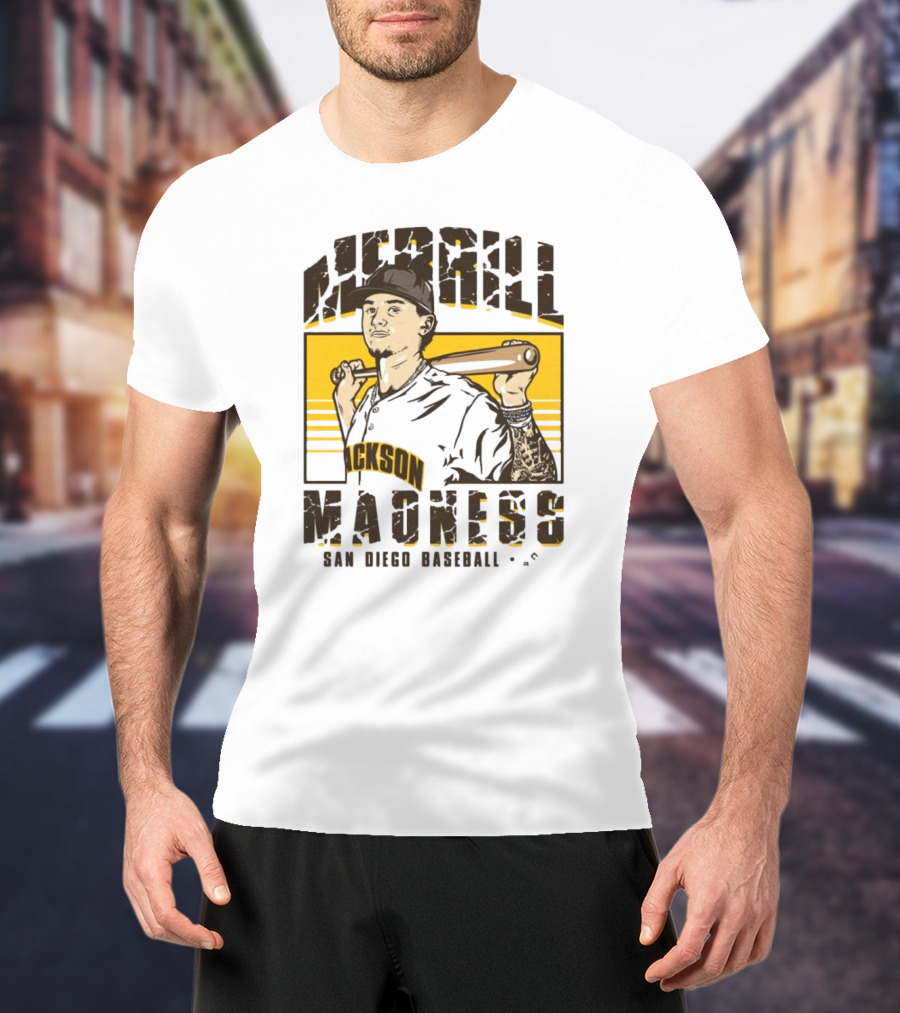 Jackson Merrill Madness San Diego Baseball T-Shirt
