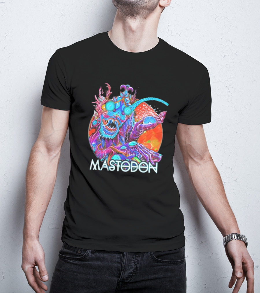 Mastodon Once More Round The Sun Colorful Creature T-Shirt