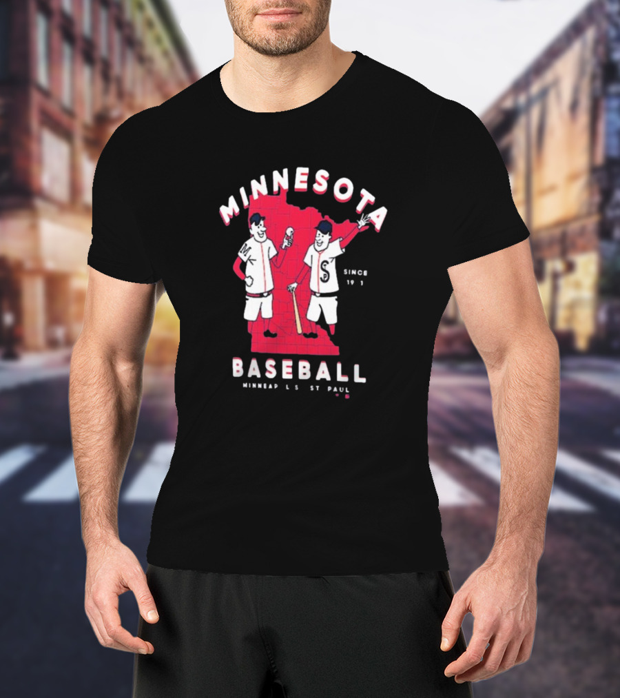 Minnesota Baseball Minneapolis St Paul Since 1901 Twins T-Shirt