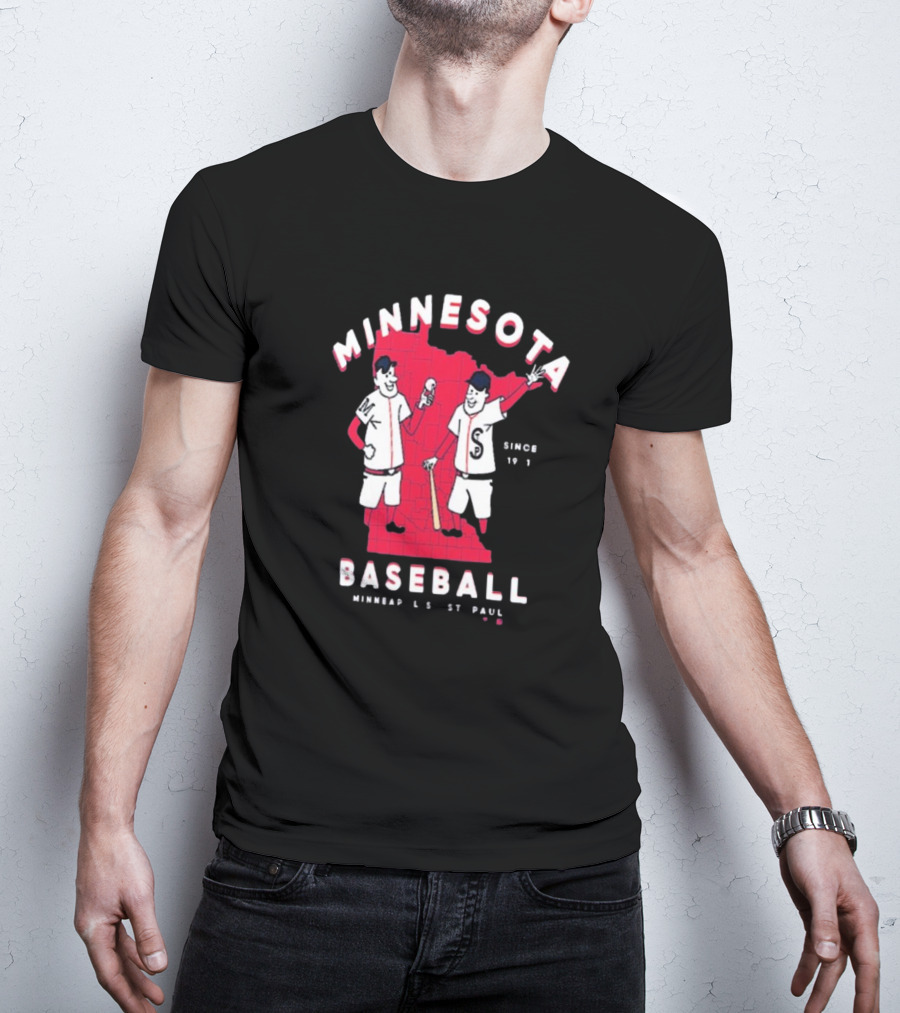 Minnesota Baseball Minneapolis St Paul Since 1901 Twins T-Shirt