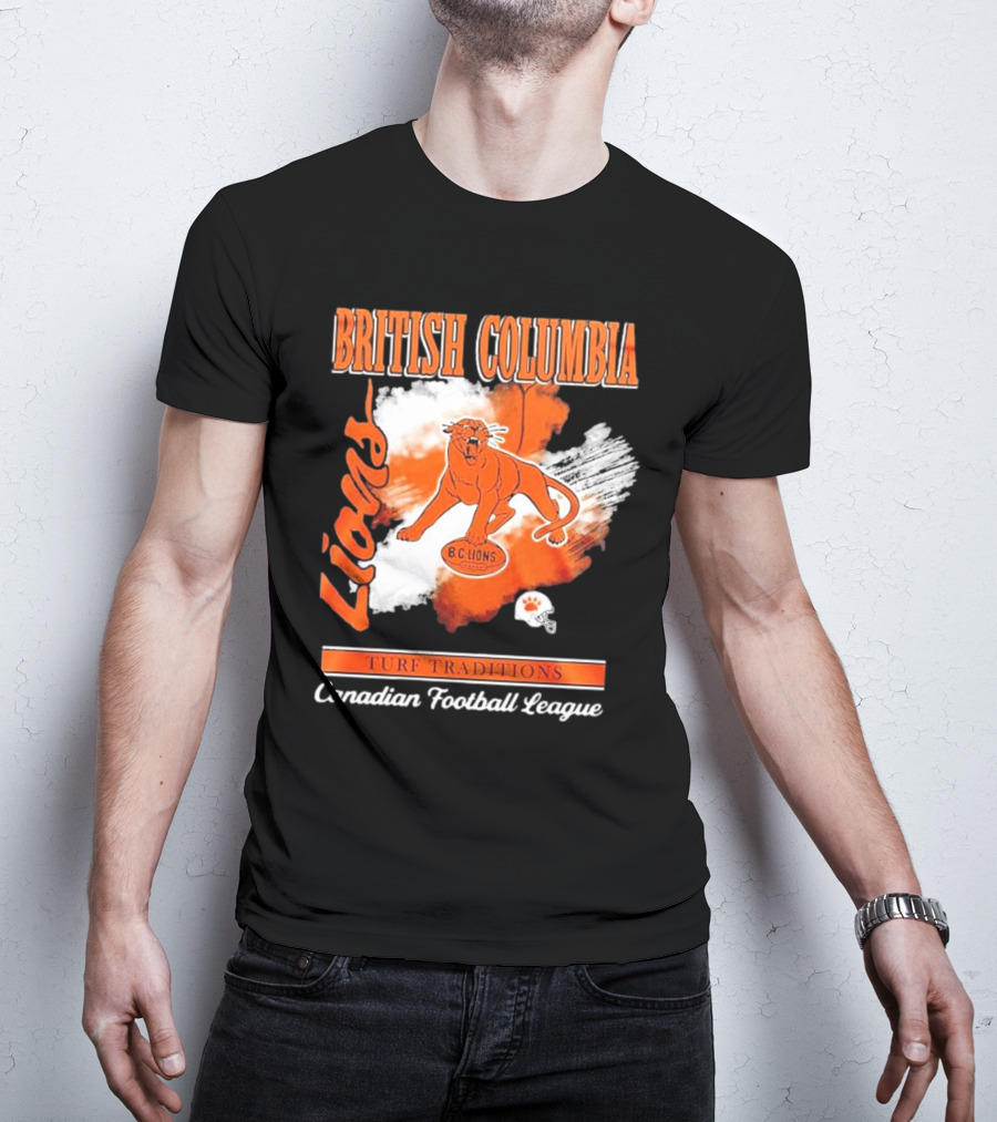 British Columbia Lions Turf Traditions Canadian Football League T-Shirt