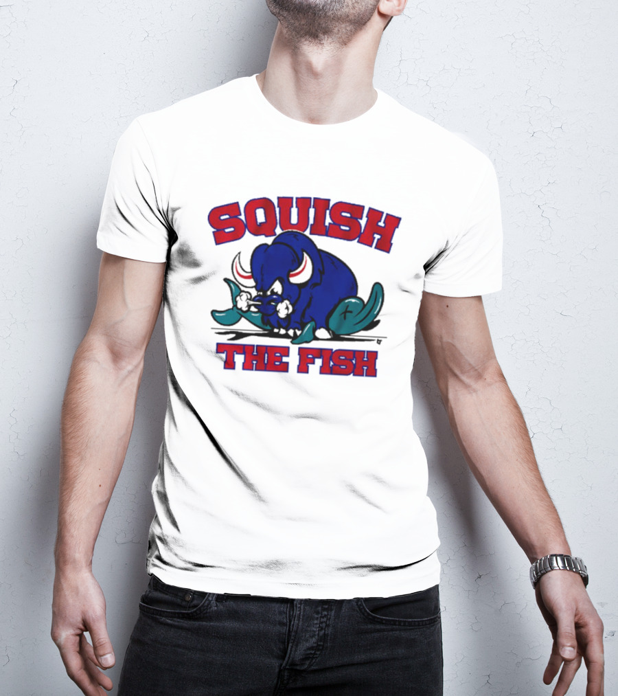 Buffalo Bills NFL Squish The Fish T-Shirt